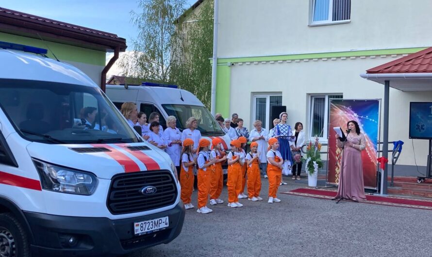 Церемония открытия здания станции скорой медицинской помощи